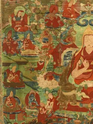Detail (Dritter Panchen Lama Losan Penden Yeshe)
